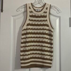 Veronica Beard- Tank top -crochet